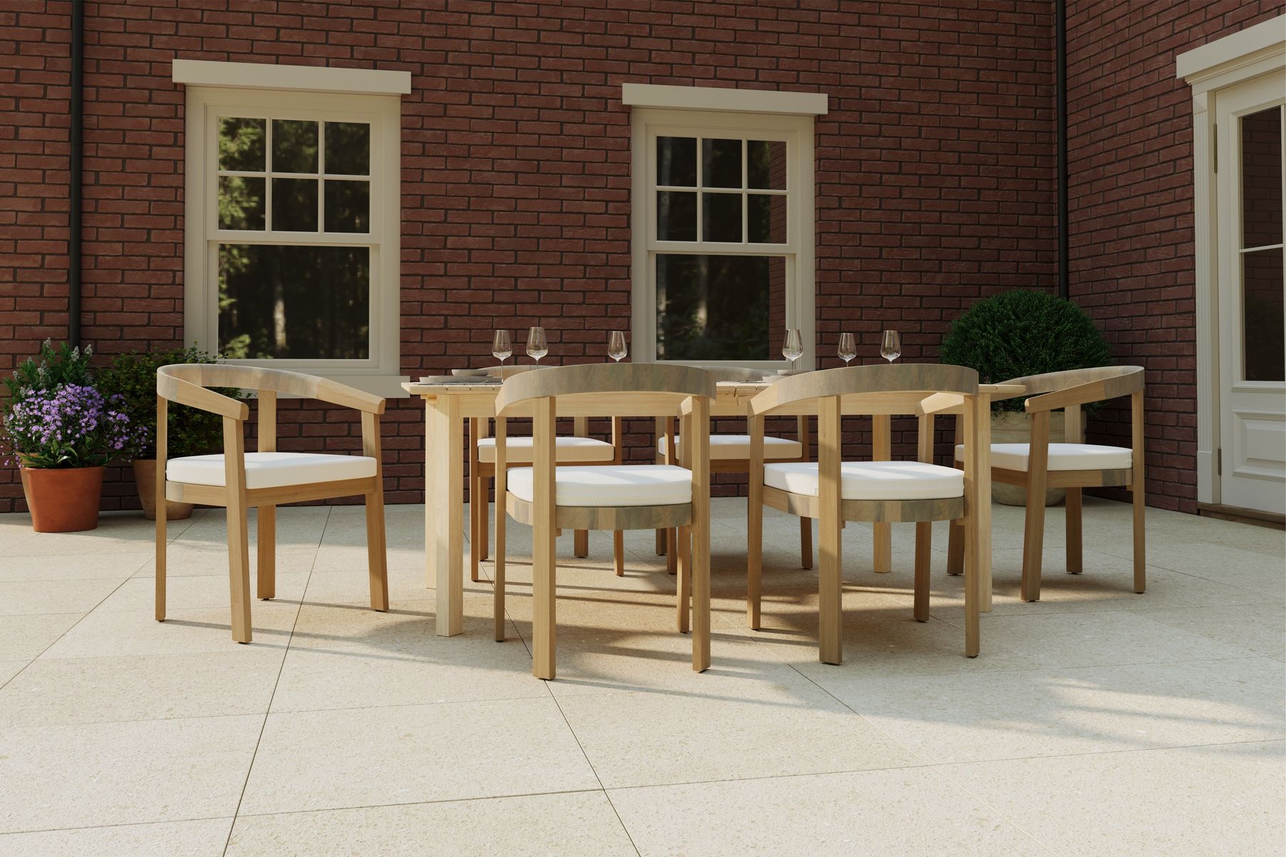 Acacia Extending Dining Table