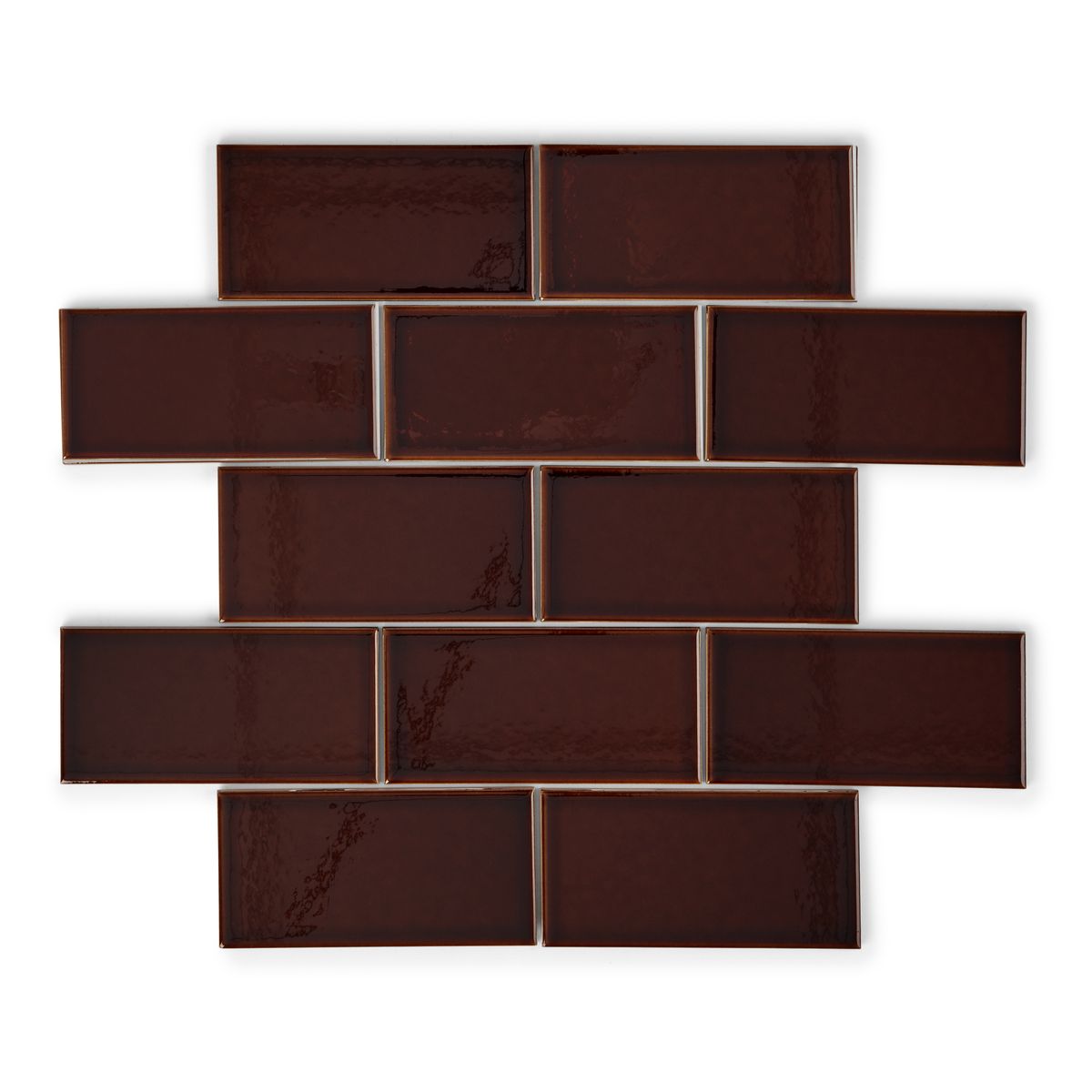 Albert's Chestnut Brown Crackle Wall Tiles