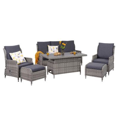 Tenby Reclining Garden Sofa Set