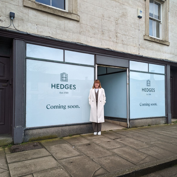Nicola Poole, Managing Director at Hedges Law outside the new Chipping Norton branch