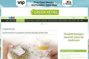 Screencapture of GreenRetail News