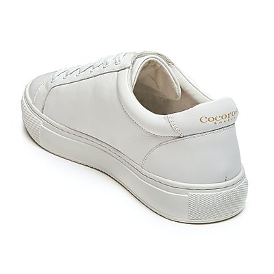Cocorose London White with White Star comfort trainers