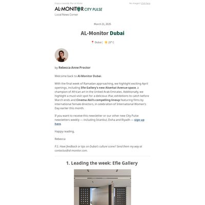 Screencapture of Al-monitor.com