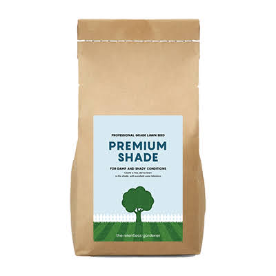 Premium Shade lawn seed, The Relentless Gardener