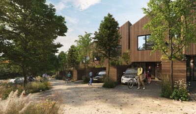 Parc Hadau Zero Carbon Home CGI #1