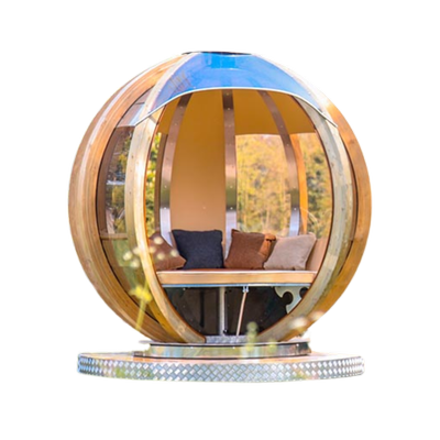 Rotating Lounger Garden Pod 