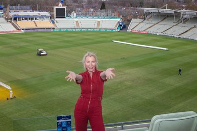 Heather Mills at Edgbaston Cricket Ground