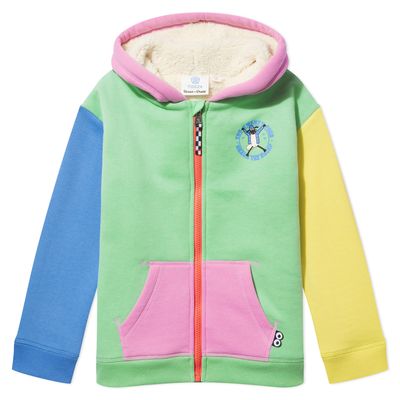Southdown Kids Shaun the Sheep Zip Sweat - Grass Green