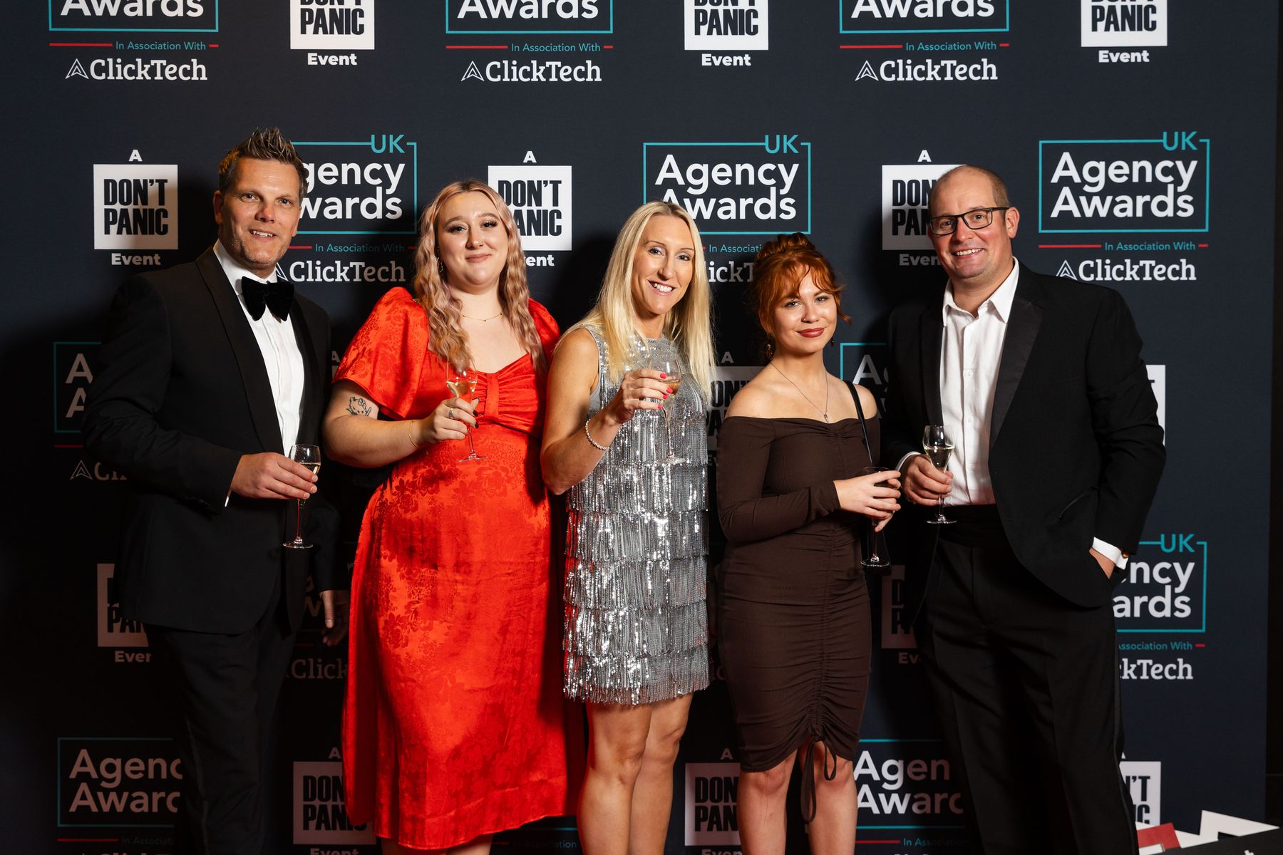 Team Photo at the UK Agency Awards