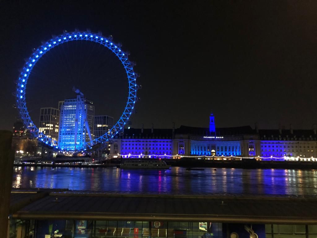 The London Eye, #LightItBlue
