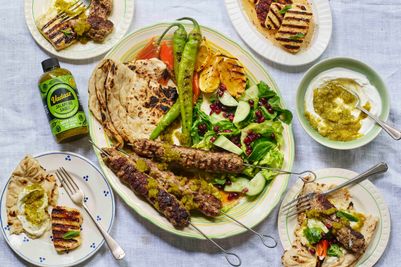 Vadasz Hot Jalapeno Sauce with lamb kofte.jpg