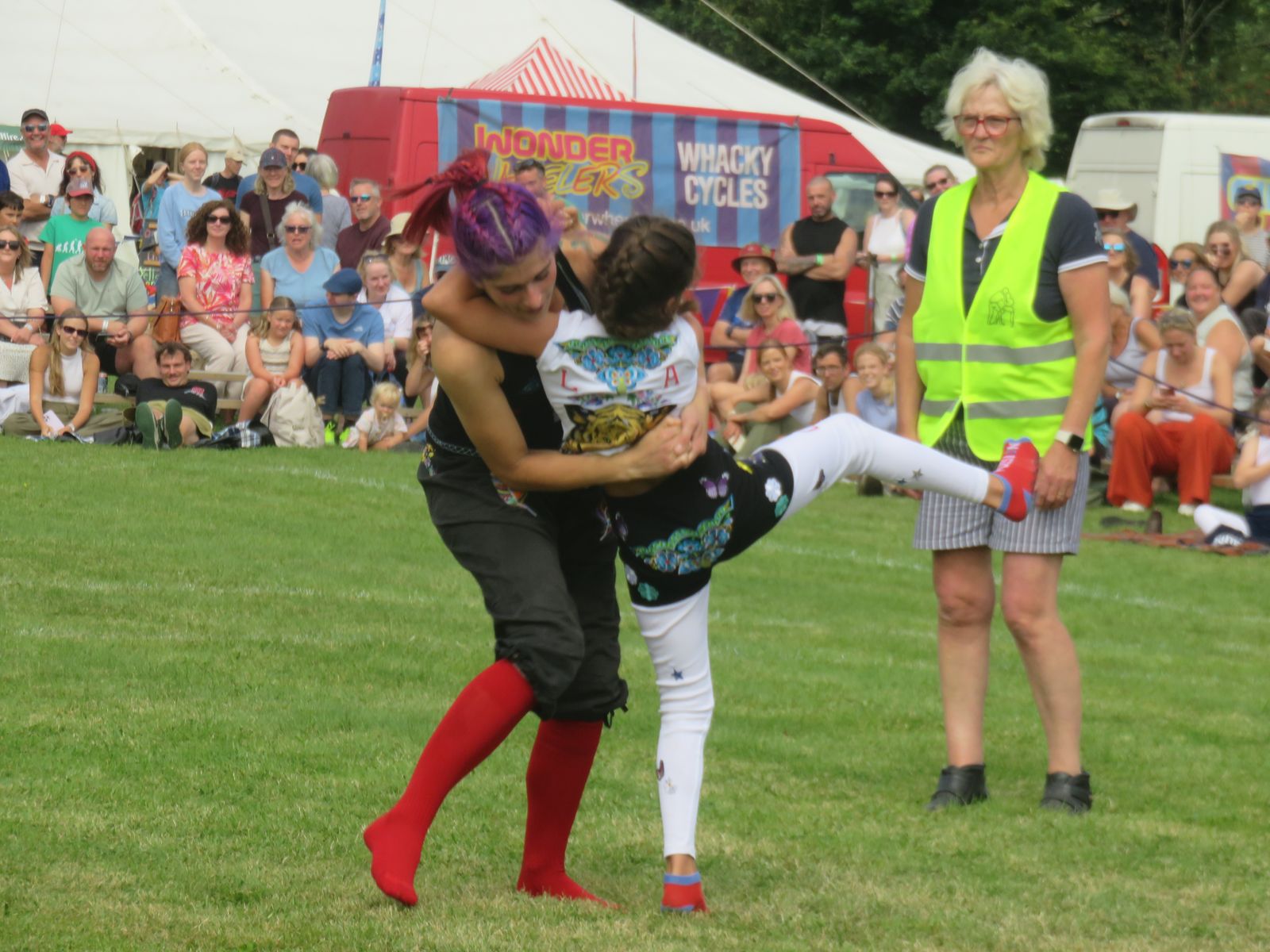 Women's Cumberland and Westmorland wrestling at Grasmere Lakeland Sports and Show