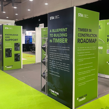 The STA stand at Offsite Expo