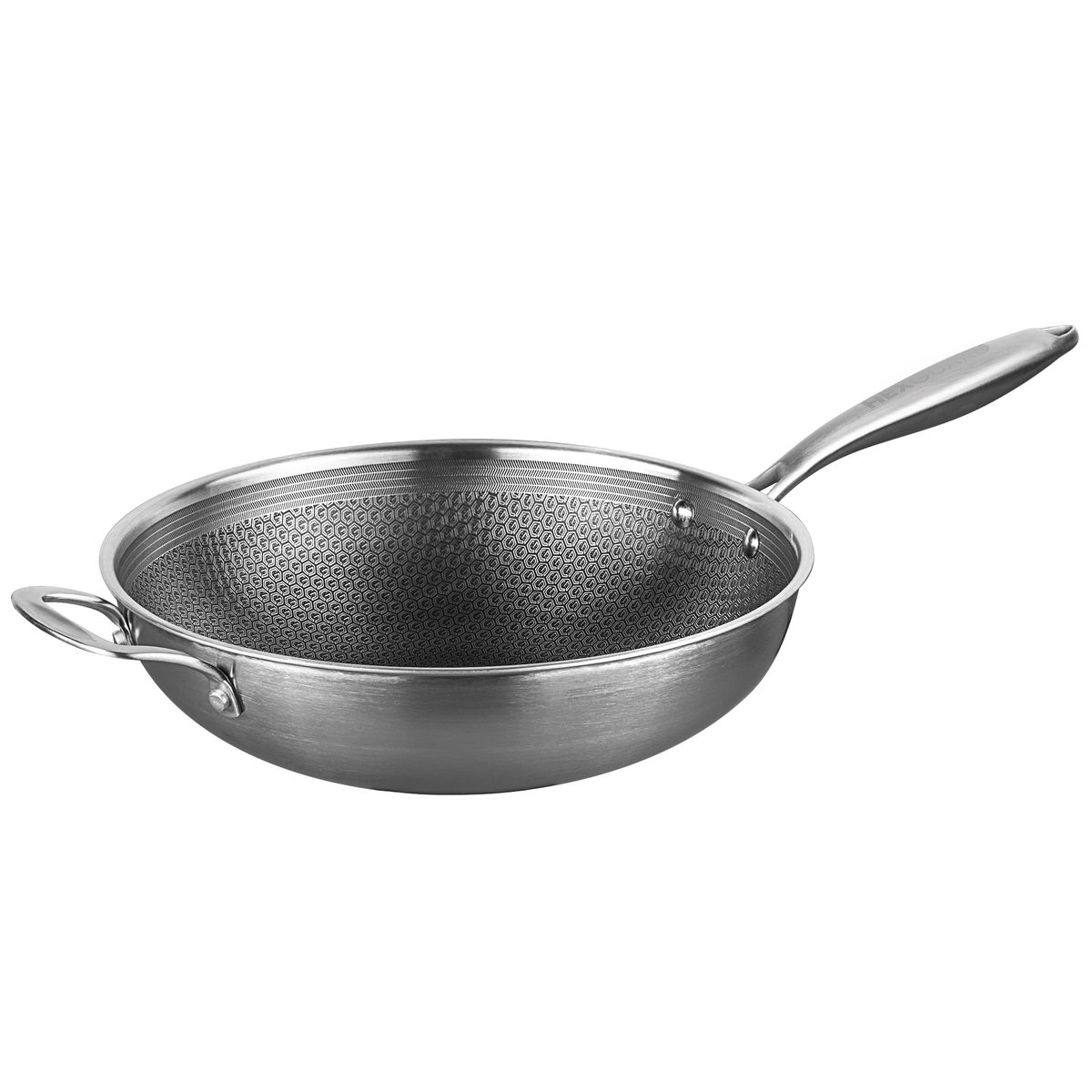 HexGuard 30cm Wok with Helper Handle