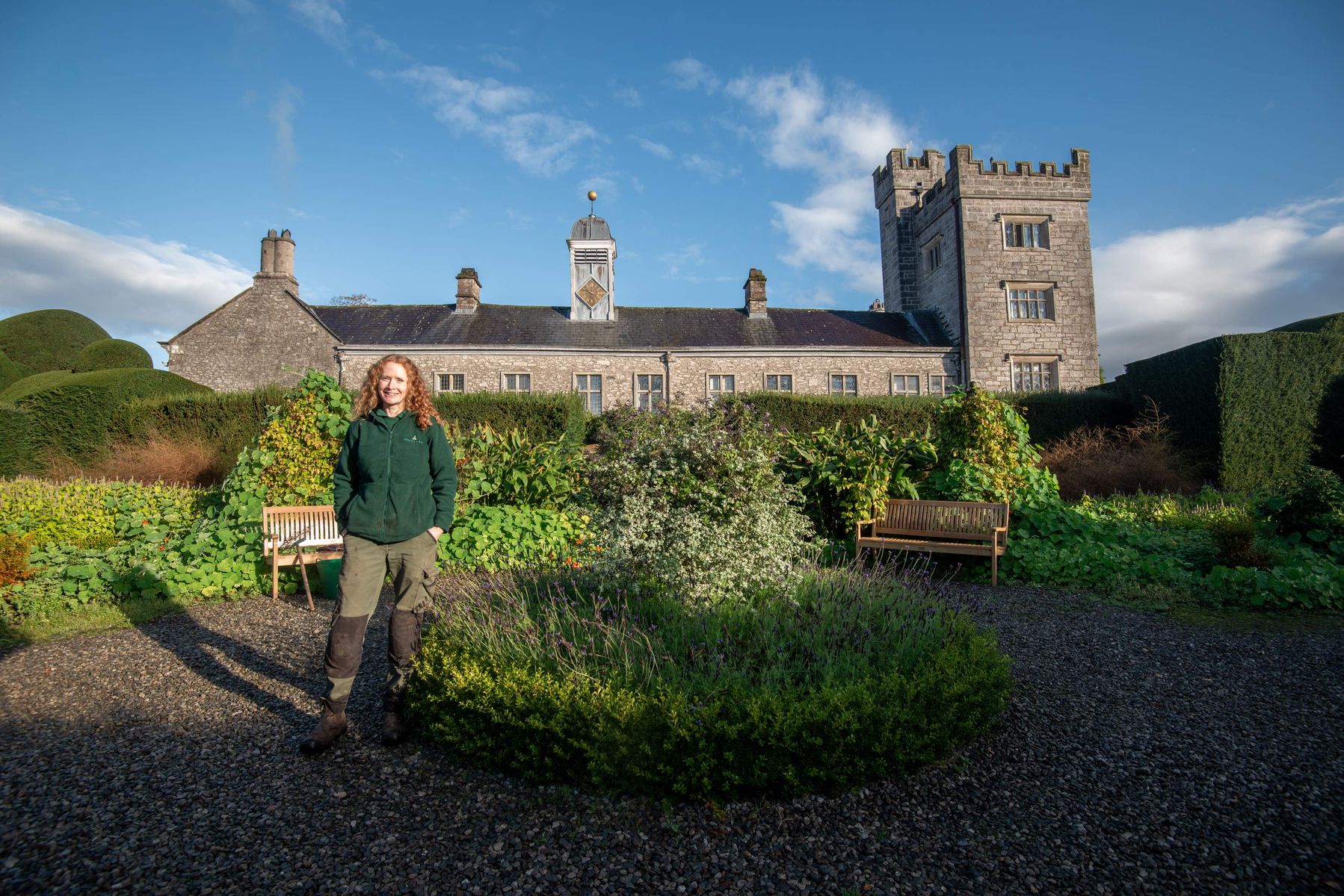 New Levens Hall and Gardens head gardener, Gillian Boyle.