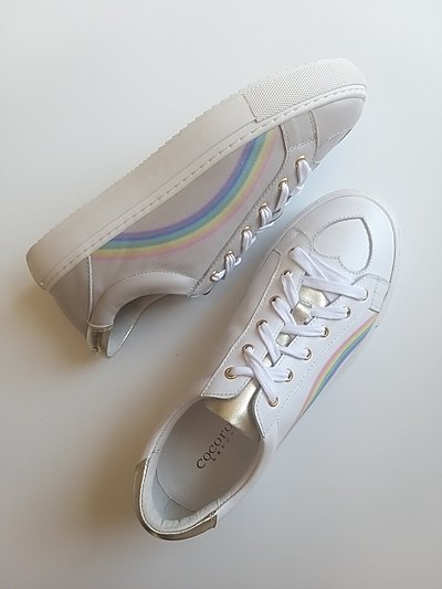 Hoxton Rainbow charity trainers from Cocorose London