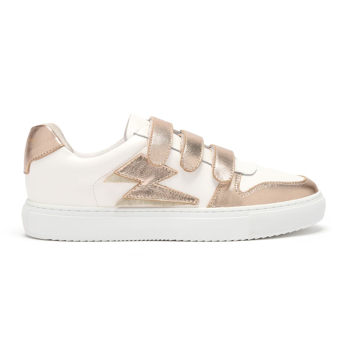 Hoxton Velcro Rose Gold Trainers From Cocorose London