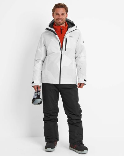 Palisade Men's Ski Jacket - Light Grey Camo