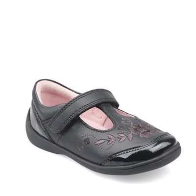 'Dance' in Black Leather/Patent in My First School Shoe Collection 