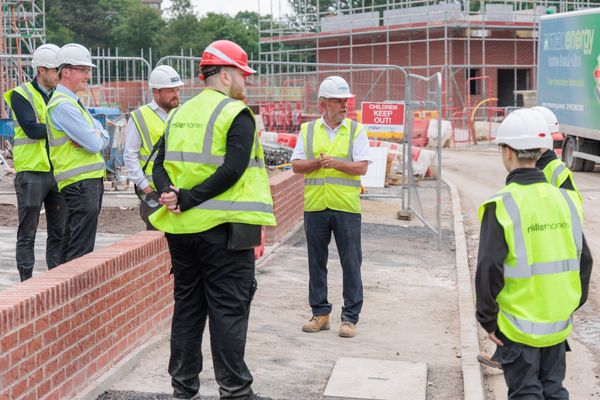 Dixons Brooklands Academy visit to Miller Homes Varsity Quarter development, Northenden.
