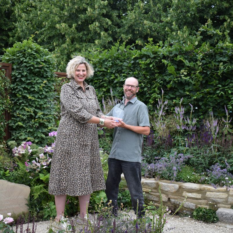 Chirs Reeve UK Professional Winner with Judge Petra Hoyer-Millar