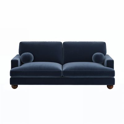 Solace+Co Addison 3 Seater Sofa - Blue