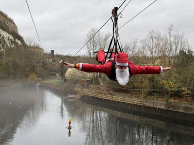 Christmas Charity Santa Slide Event 