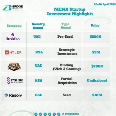 Screencapture of Bridge Middle East - LinkedIn