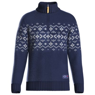 Brakeburn Fairisle Quarter Zip Jumper (cut out) - £69.99