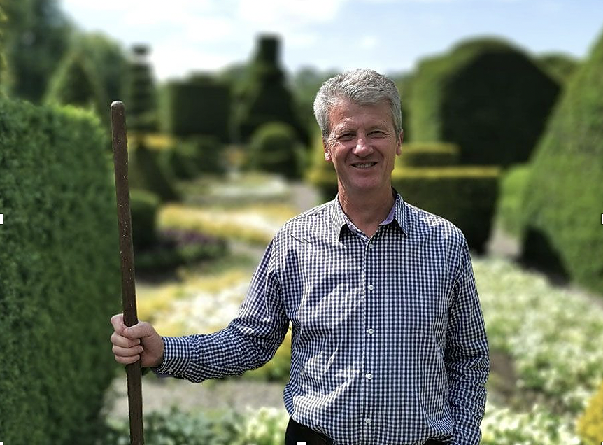 Chris Crowder, head gardener at Levens Hall and Gardens