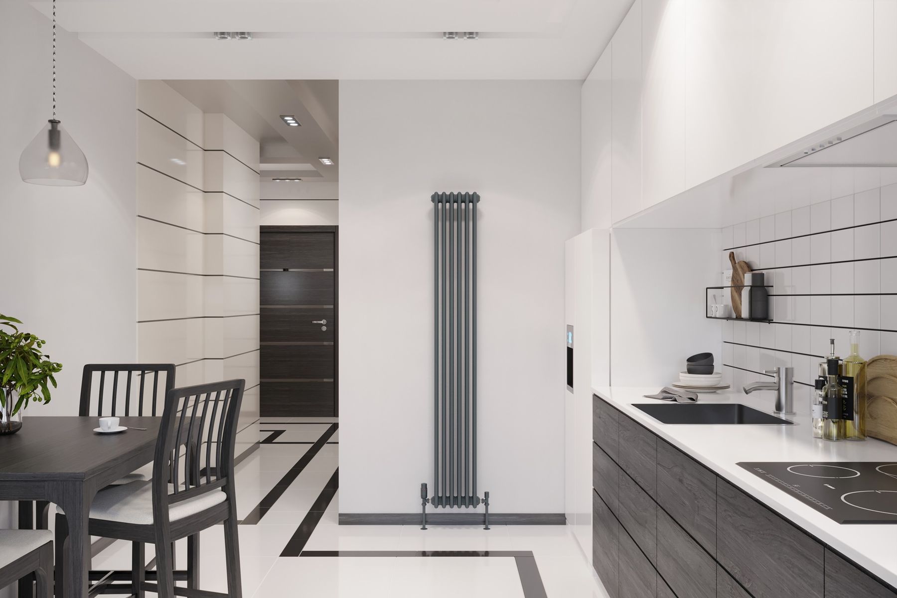 2000px Alpha - Anthracite Vertical Column Radiator H1800mm x W287mm 3 Column.jpg