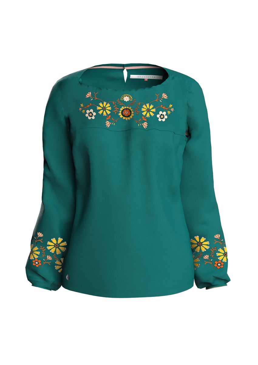 Brakeburn Folk Floral  Embroidered Long Sleeve Tee - £39.99.jpg