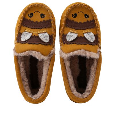 NEW 'Snuggle' slippers in harvest gold bee design