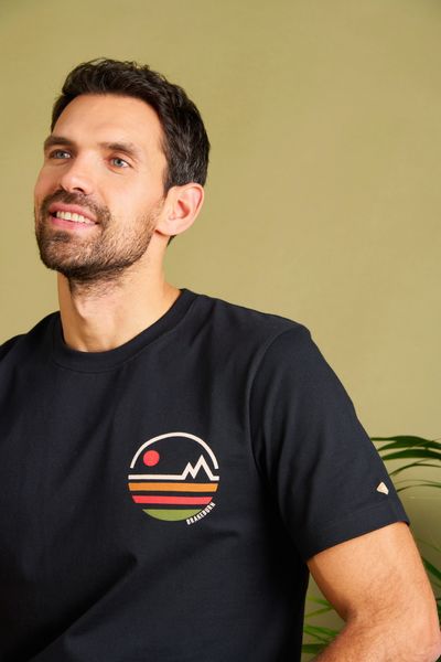 Brakeburn Linear Mountains Tee (lifestyle) - £29.99