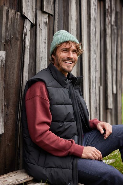 Leighton Men's Gilet - Black