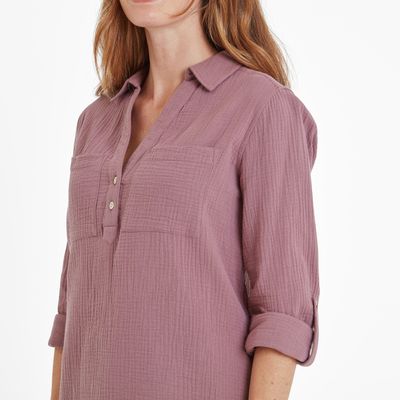 Cruise Women's Long Sleeve Shirt - Mauve