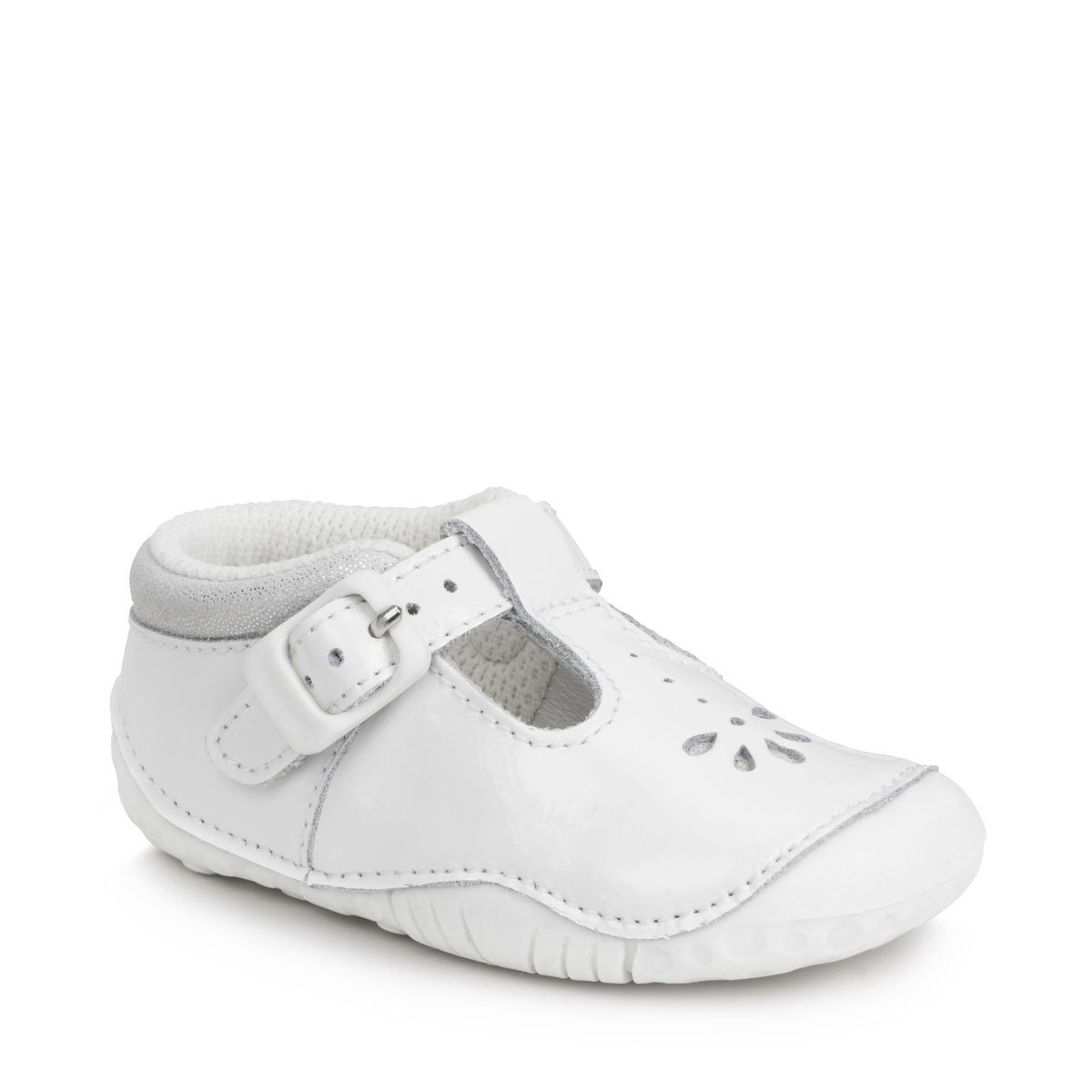 Baby Bubble white patent