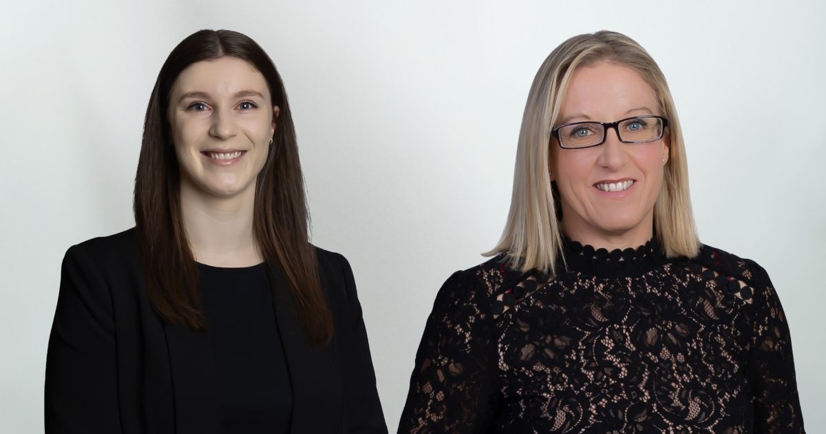 left to right: Employment Team Senior Associate, Catherine Morris and Partner, Michelle Morgan