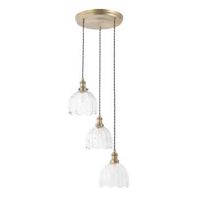 Vintage 3 Light Cluster Pendant