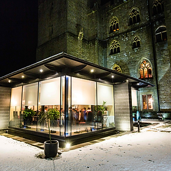 The Glass Pavilion at Langley Castle Hotel