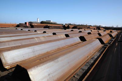 Sheet Piling UK's Emirates Steel Sheet Piles at PD Ports site at Immingham