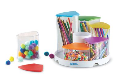 Create-a-Space™ See-Thru Spinning Bins