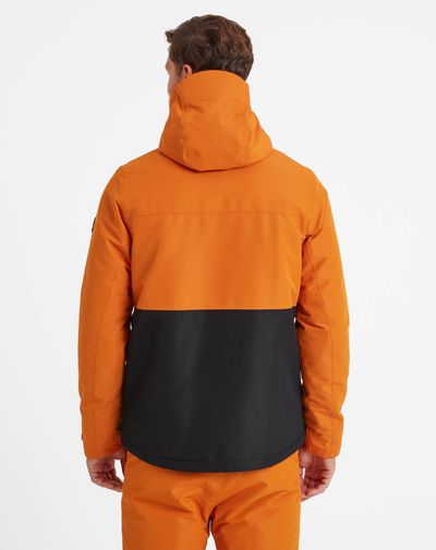 Whistler Men's Ski Jacket - Black/ Dark Orange