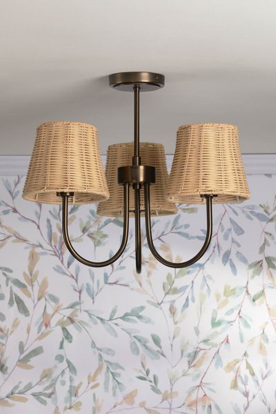 Hasfield 3 Light Semi-Flush