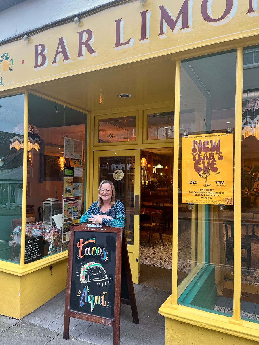 Lucy Dunlop, owner of Bar Limon in Malvern, Worcestershire