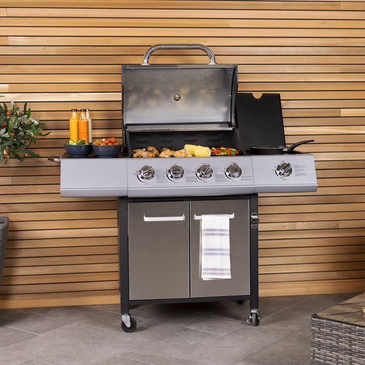 Melbourne Premium 5 Burner Gas BBQ