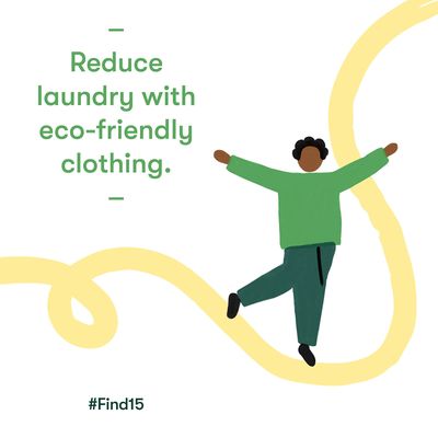 Start-Rite #Find15 - Reduce laundry with eco-friendly clothing