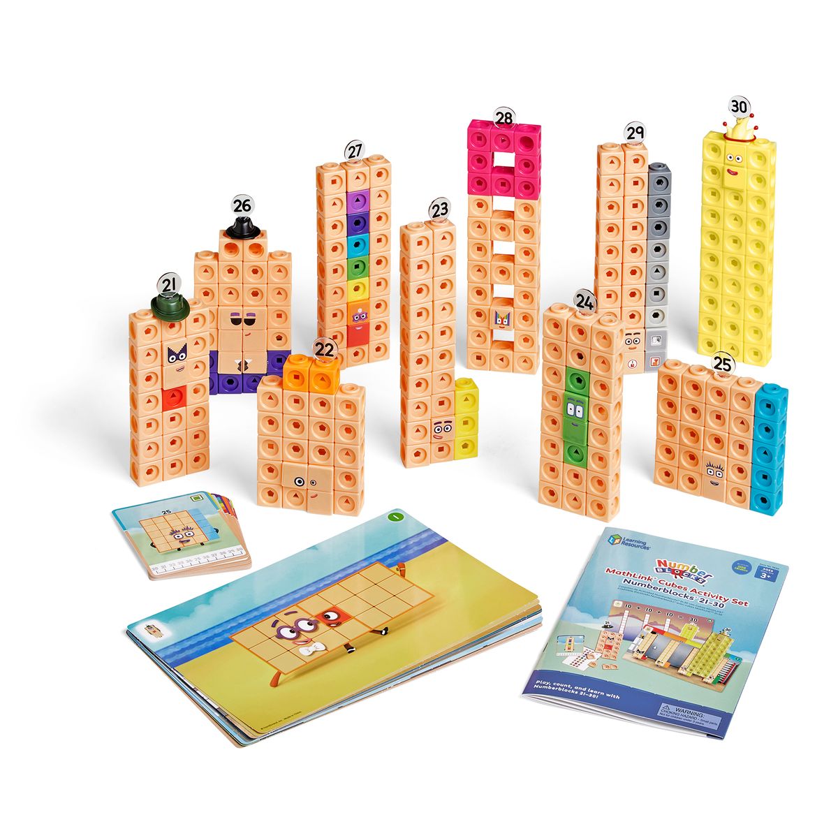 Numberblocks® MathLink® Cubes Activity Set Heroes with Zeroes