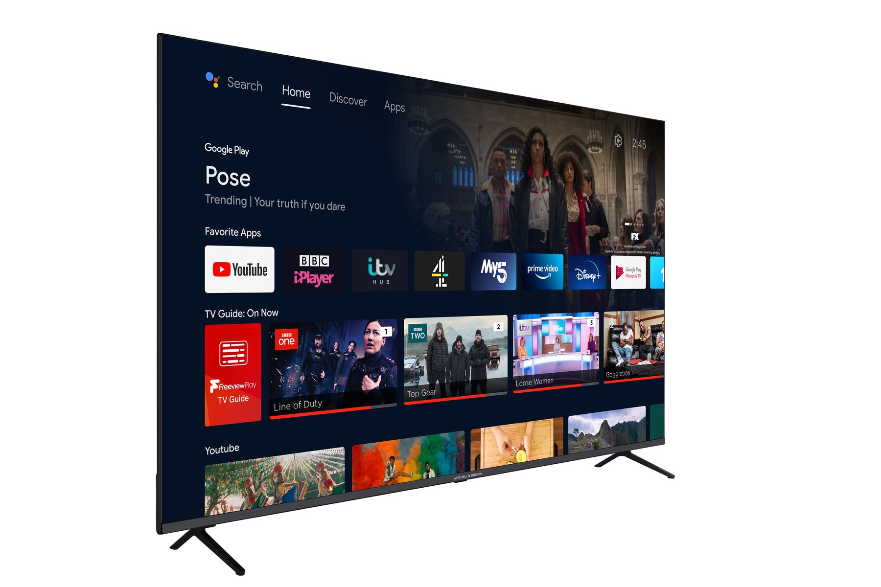 65in, 4k UHD, Android TV                           