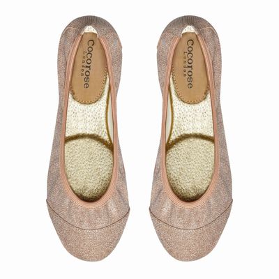 Barbican Desert Rose Foldable Flats 